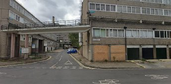 Alvey Street 2020, site of the Hen and Chicken Pub opposite right. X.png