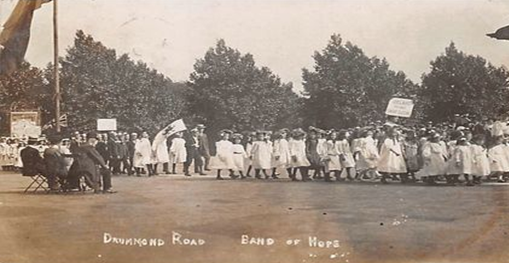 Southwark Park, Bermondsey Band of Hope Union Open-Air Festival, the Temperance Movement, based in Drummond Road.  1  X.png