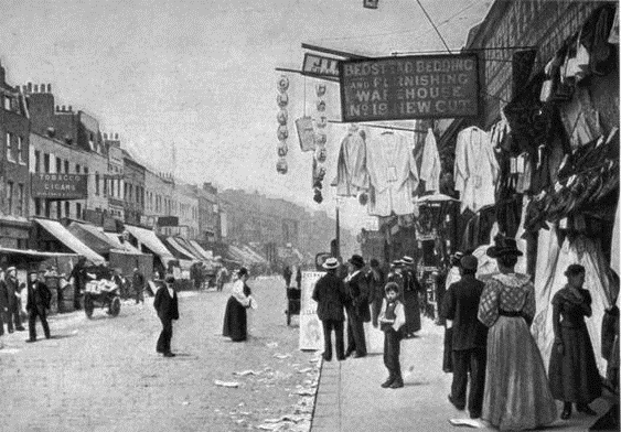 New Cut, Waterloo, c1900, now The Cut. X.png