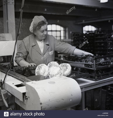 Peek Frean's, Bermondsey, producing Mrs Peek's precooked Christmas puddings, c1970.  X.png