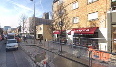 The Cut c2019, roughly the same location as Pic 1. Peabody Trust Flats are still there. X.png