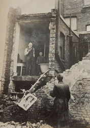 Faraday Street, (Southwark), Gas Explosion at Mr Crofts House 1947. 1 X.png