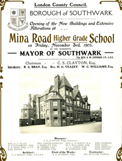 Mina Road School, Old Kent Road,1905.  1  X.png