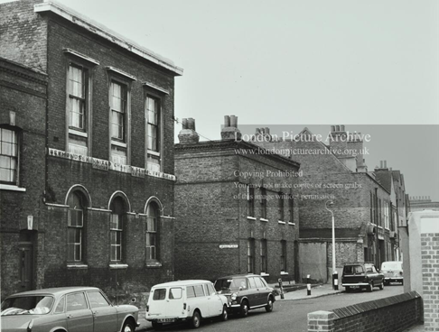 Grange Walk, Bermondsey United Charity School for Girls, by Griggs Place, c1971. X.png