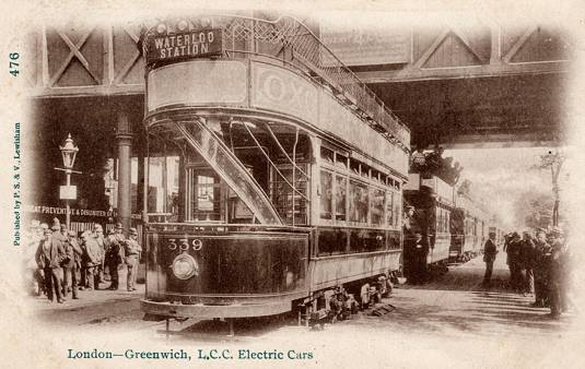 Old Kent Road c1904, under the bridge by Ilderton Road, X.png