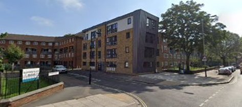 Southwark Park Road, site of The Crown Pub, 2020.  X..png