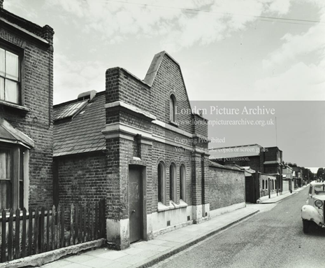 Tustin Street, C1958. Hatcham Manor Works. X..png