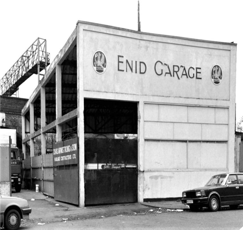 Old Jamaica Road,1988. Enid Garage (and Gibbs Transport).  X..jpg