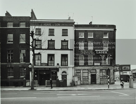 Blackfriars Road, c1971. J. Hoare, The Ring Pub then The Cut.  X..png