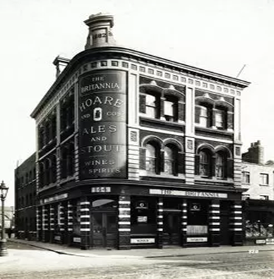 Kipling street, The Britannia Pub, c 1900. X..png