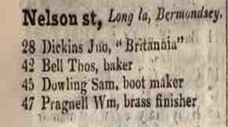 Kipling Street, formerly Nelson Street, Robsons 1832 directory.  X..png