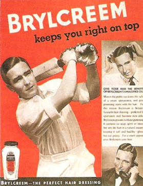 Denis Compton, the original Brylcreem Boy, c1949.  X..png