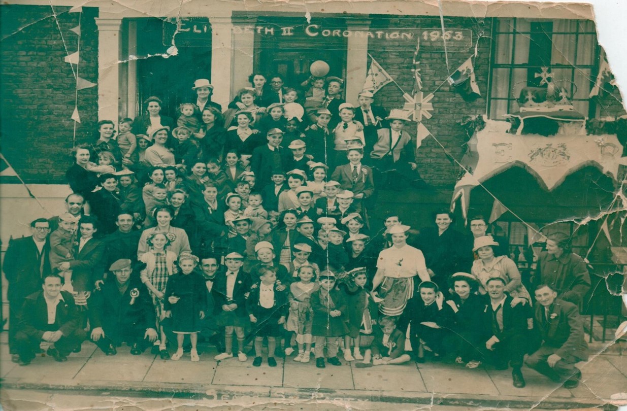Sears Street, Coronation Party, 1953. X..jpg