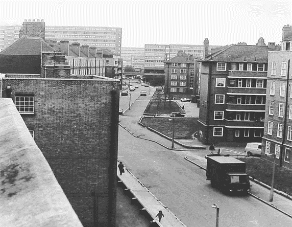 Kinglake Street, Wendover Estate in the distance looks like this is taken from Swanley House.  X.png