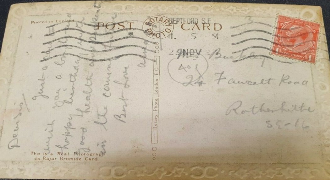 Fawcett Road, Rotherhithe ran off Oldfield Grove and is no longer there. Mrs Buckley.  2 X.jpg