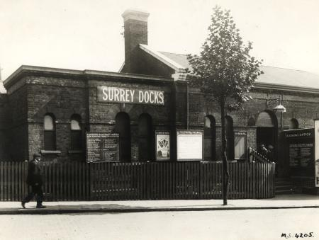 Rotherhithe Old Road. Surrey Docks Station, X.png