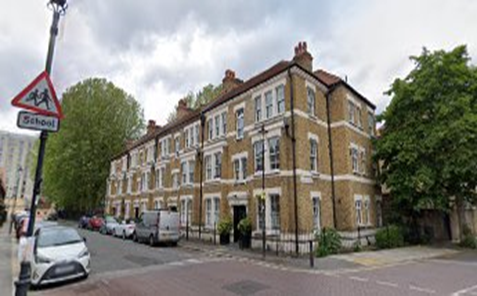 Ufford Street 2021, same location as the c1908 picture, flats still there. 1  X..png