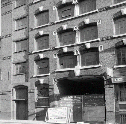 6  Bermondsey Street.  Thomson Bros Ltd, Knightrider Mills, shared by Tempo Leather Co Ltd and Rilling Hills Ltd and Marchant Hills Ltd.  X..png