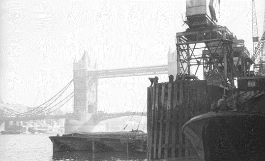 Pool of London from Pickle Herring Stairs, looking towards Tower Bridge.  1 X..jpg