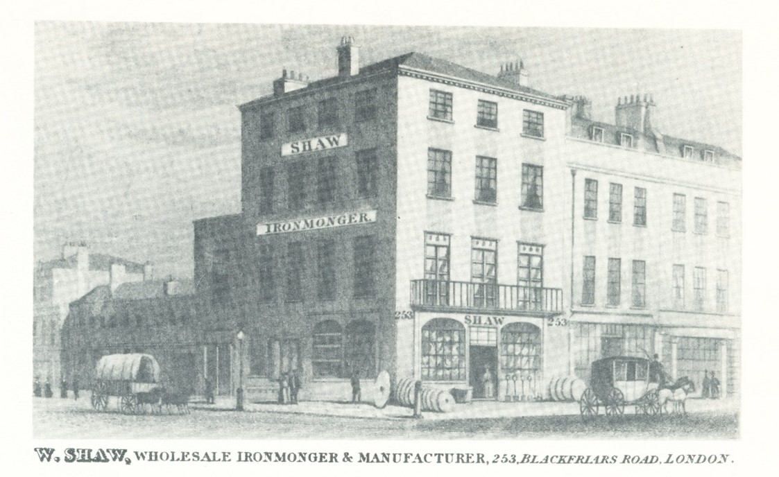 Blackfriars Road c1826. Holland Street and Blackfriars Bridge left. X..jpg