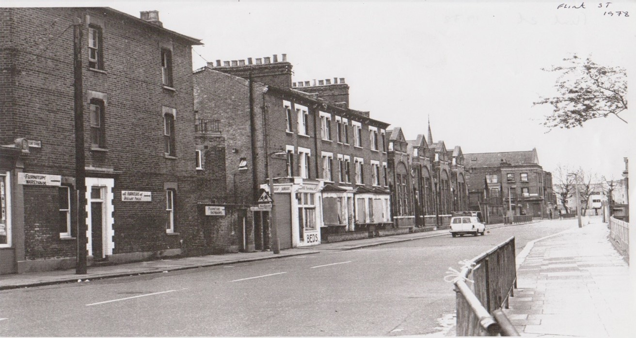 Flint street, the white building on the left is Graham Smith Builders. X..jpg