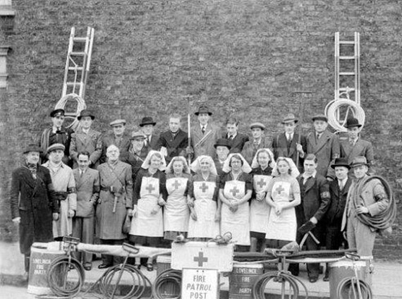 Lovelinch Street, some more Volunteers, WW2.  1  X..jpg
