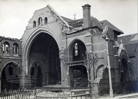 Eugenia Road, St. Katharine's Church War damage, WW2. X..jpg