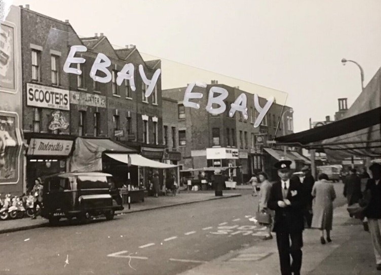 Lower Road, Rotherhithe, c1961. Clock on the wall is still there. 1  X..jpg