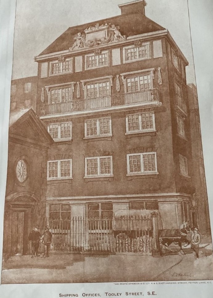 13  Tooley Street. now part of London Bridge Hospital (Bridge House).   1 X.jpg