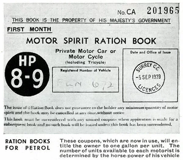 Petrol Ration Book,1939, WW2.  1  X..png