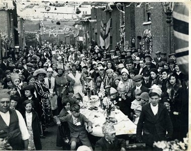 Bronti Place, Coronation Party 1937.   X..jpg