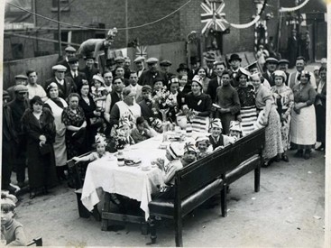 Bronti Place Coronation Party 1937.   X..jpg