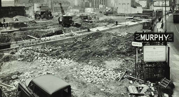 Newington Butts, Draper Street, Elephant & Castle, c1958.  X..png