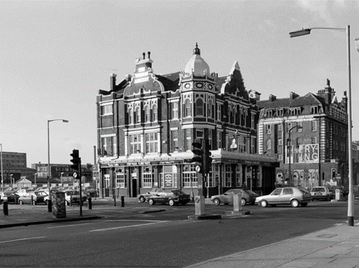 Old Kent Road, Thomas A Becket Pub, C1988.    X..png