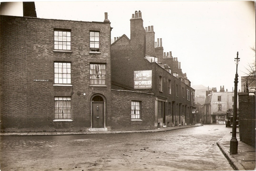St Marychurch Street, St Marys Estate, 1935, looking from Rupack Street.   X..jpg