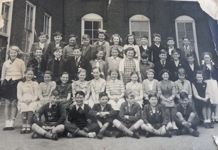 Picton Street, Brunswick Park junior school, 1953-54.  1  X..jpg