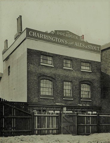 DOCK PASSAGE, ROTHERHITHE, DOG & DUCK PUB, DESTROYED IN 1944 (FLYING BOMB)  X.jpg