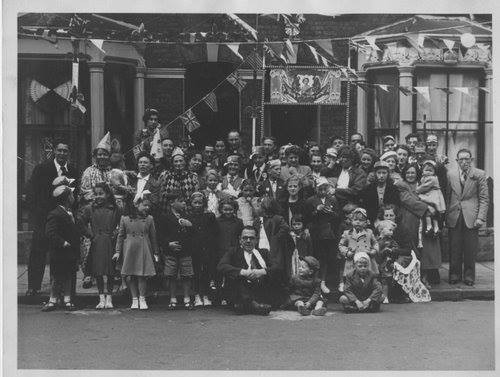 Credon Road, street party Coronation 1953.  X..jpg