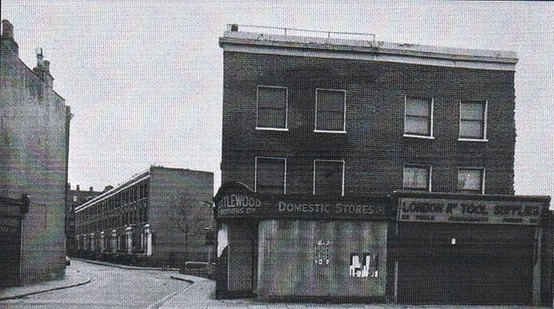 London Road,looking down Gaywood Street,the opposite corner c1975. 1. X..jpg