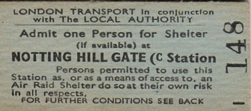 Not our area but I never had any idea tickets were issued to get into the shelter, WW2.  13 was lucky for someone. X..png