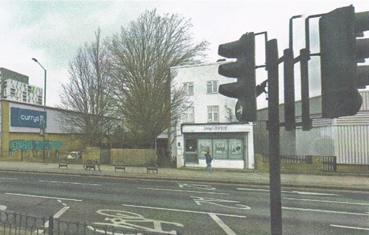 7. Old Kent Road 2023. Sandgate Street was left of  Surgery, Astoria Cinema was where Currys is.  X..jpg