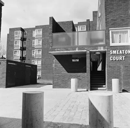 4. Arch Street entrance, Rockingham Street Estate, off New Kent Road, 1970s.  X..png