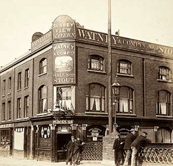 2. Grand Surrey Canal, The Surrey View Tavern, Canal and Boathouse Walk right. 2. X..png