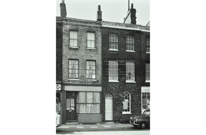 Southwark Bridge Road, numbers 70-72.  c1970.   X..png