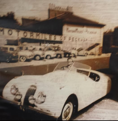 Pomeroy Street corner with Old Kent Road Motormiles c1970.   X..png