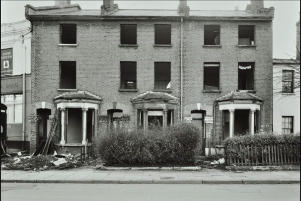 Gloucester Grove, houses at 22-26.  Grove Tavern can be seen to the left.    X..png
