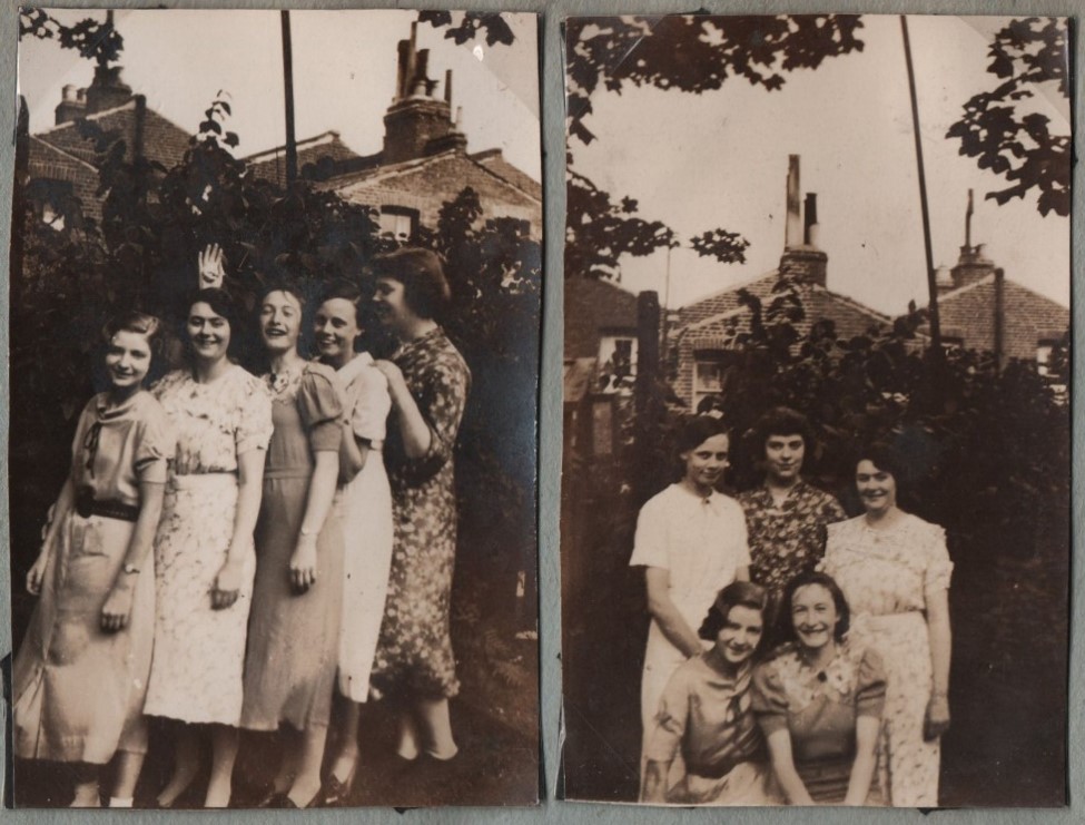 2. Fort Road, May with friends in the garden in Fort Road date best guess late early  1940s.    X..jpg