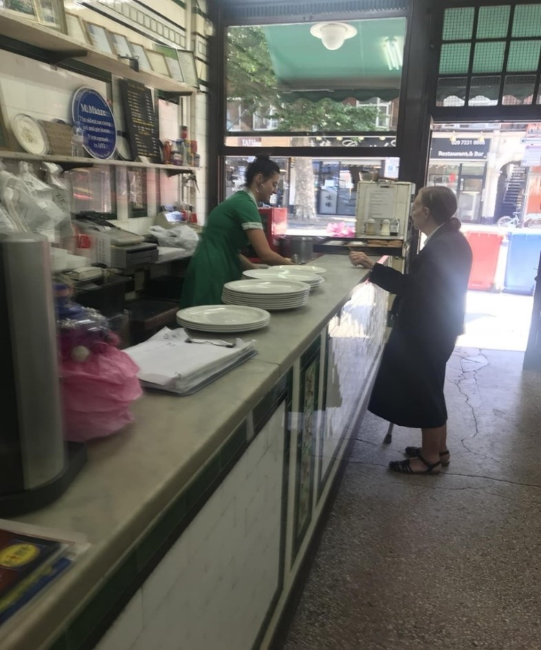 Tower Bridge Road, Manze’s  Pies and Mash Shop..jpg