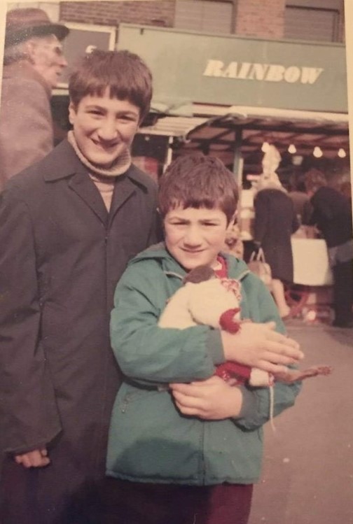 East Lane, Rainbow in background sold clothes & shoes  c1980. X jpg.jpg