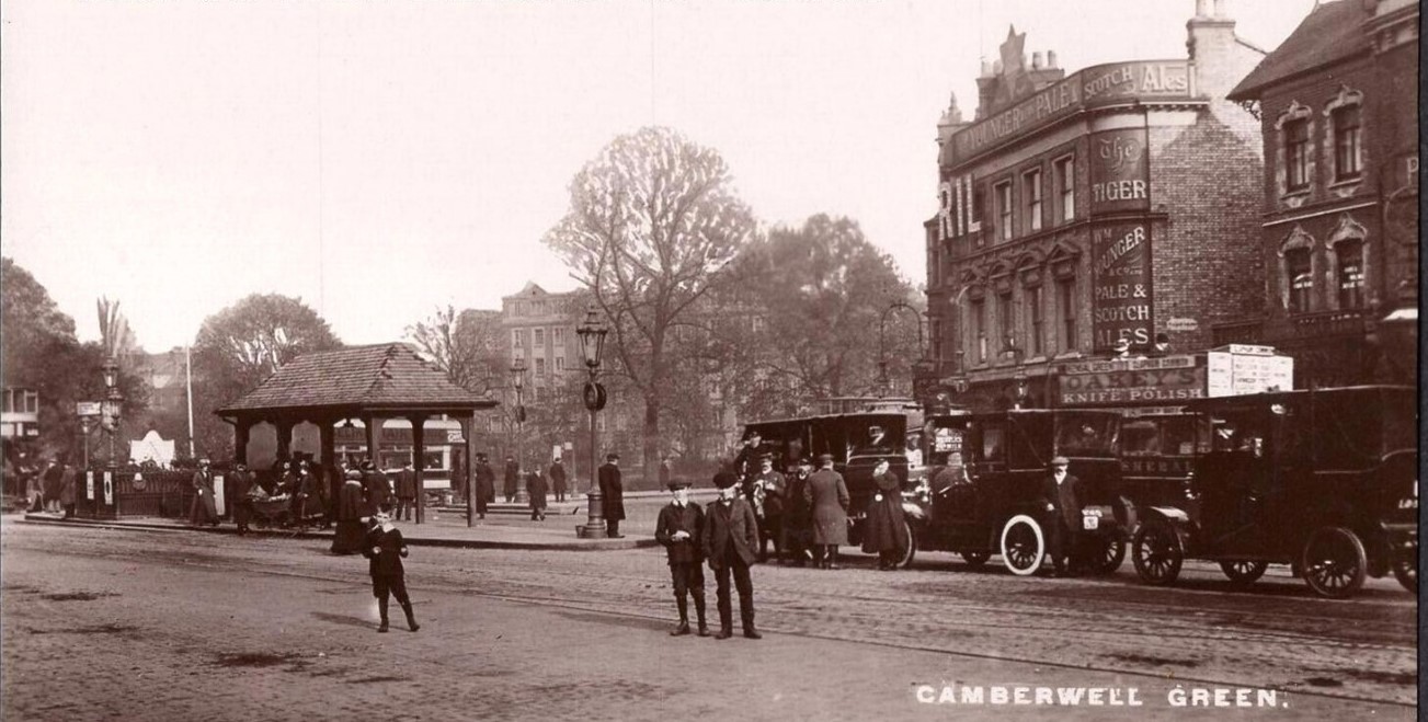 Camberwell Green c1910, Tiger Pub right.  . .jpg